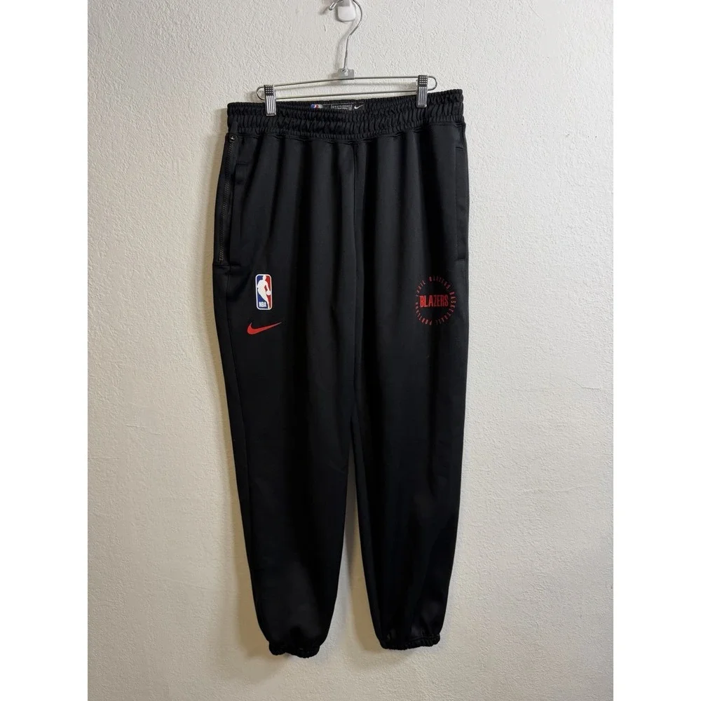 Nike Pants Mens L Black NBA Portland Trail Blazers Team Issued Sweatpants